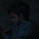 Young luke sleeping.